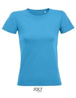 SOL´S Women´s Round Neck Fitted T-Shirt Regent White M (L02758), L02758 – Aqua