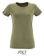 SOL´S Women´s Round Neck Fitted T-Shirt Regent White M (L02758), L02758 – Heather Khaki