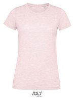 SOL´S Women´s Round Neck Fitted T-Shirt Regent White M (L02758), L02758 – Heather Pink