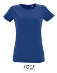 SOL´S Women´s Round Neck Fitted T-Shirt Regent Charcoal Melange S (L02758), L02758 – Royal Blue