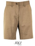 Women´s Chino Bermuda Shorts Jasper – Chestnut