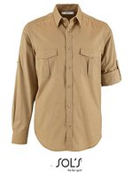SOL´S Herrenhemd Burma mit Brusttaschen, Chestnut S, L02763 – Bild 2
