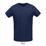 SOL´S T-Shirt Slim Fit da Uomo in Cotone, Creamy Blue XS, L02855 – immagine 3