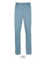 SOL´S Slim-Fit Herrenhose aus Satin, Black 38, L02917 – Creamy Bleu fonce