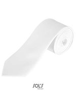 SOL´S Garner Krawatte aus Satin, vegan, Black 150 x 7 cm, L02932 – White