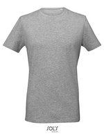 SOL´S Millennium T-Shirt aus Baumwolle-Elasthan, French Navy M, L02945 – Grey Melange
