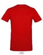 SOL´S Millennium T-Shirt aus Baumwolle-Elasthan, French Navy M, L02945 – Red