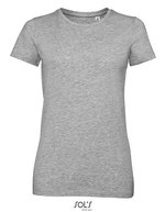 SOL´S Millenium T-Shirt mit Elasthan-Anteil, White S, L02946 – Grey Melange