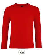 SOL´S Kids´ Imperial Long Sleeve T-Shirt White 4 Jahre (96/104) (L02947), L02947 – Rosso