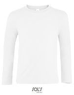 SOL´S Kids´ Imperial Long Sleeve T-Shirt White 4 Jahre (96/104) (L02947), L02947 – Bianco