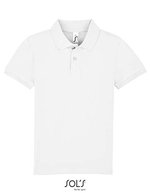 SOL´S Poloshirt aus 100% Baumwolle für Kinder, Black 4 Jahre (96/104), L02948 – White