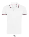 SOL´S Polo-Shirt mit Kontrastdetails für Herren, Royal Blue 241 XL, L02949 – White