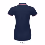 SOL'S Prestige Polo with Ribbed Knit for Women, White XL, L02950 – image 4