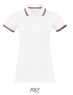SOL´S Prestige Polo mit Rippstrick für Damen, White XL, L02950 – White