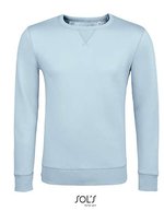 SOL´S Sweatshirt mit Rundhals-V-Einsatz für Herren, White XS, L02990 – Creamy Blue