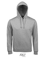 SOL´S Hoodie mit Kängurutasche und Kapuze für Herren, White XS, L02991 – Grey Melange