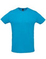 SOL´S Sprint T-Shirt aus 100% Polyester-Piqué, White XS, L02995 – Acqua