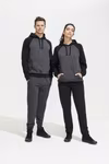 SOL´S Seattle Sweat Hoodie mit Kängurutasche, Charcoal Grey Melange/Black XS, L02998 – Bild 2