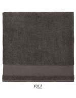 SOL´S Badetuch Peninsula 70 aus Baumwolle, Creamy Blue 70 x 140 cm, L03096 – Gris fonce (Uni)