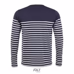 SOL´S Langarm Matrosen T-Shirt gestreift für Herren, French Navy/White S, L03099 – Bild 4