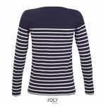 SOL´S Gestreiftes Langarm-T-Shirt aus Baumwolle, French Navy/White S, L03100 – Bild 4