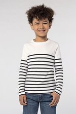 SOL´S Gestreiftes Langarmshirt Matrosen-Look, French Navy/White 6 Jahre (106/116), L03101 – Bild 1
