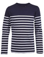 SOL´S Gestreiftes Langarmshirt Matrosen-Look, French Navy/White 6 Jahre (106/116), L03101 – Bild 2