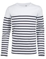 SOL´S Gestreiftes Langarmshirt Matrosen-Look, French Navy/White 6 Jahre (106/116), L03101 – White/Navy