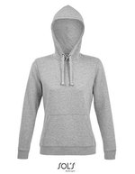SOL´S Women´s Hooded Sweatshirt Spencer Black XS (L03103), L03103 – Melange Grigio Melange