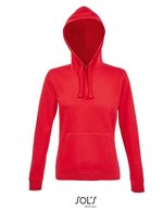 SOL´S Women´s Hooded Sweatshirt Spencer Black XS (L03103), L03103 – Rosso