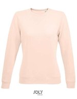SOL´S Rundhals Sweatshirt Sully Fleece für Damen, Black XS, L03104 – Creamy Pink