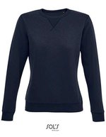 SOL´S Rundhals Sweatshirt Sully Fleece für Damen, Black XS, L03104 – French Navy