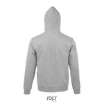 SOL´S Fleece Zip Hoodie Spike für Herren, Heather Grey Melange S, L03105 – Bild 4