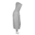 SOL´S Fleece Zip Hoodie Spike für Herren, Heather Grey Melange S, L03105 – Bild 5