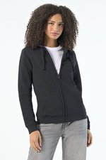 SOL´S Zip Hoodie Spike mit Kapuze für Damen, Black XS, L03106 – Bild 1