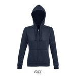 SOL´S Zip Hoodie Spike mit Kapuze für Damen, Black XS, L03106 – Bild 3