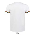 SOL´S T-Shirt Rainbow mit Rundhalsausschnitt für Herren, Deep Black/Multicolore S, L03108 – Bild 3