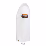 SOL´S T-Shirt Rainbow con girocollo da Uomo, Deep Black/Multicolore L, L03108 – immagine 4