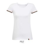 SOL´S T-Shirt Rainbow, Baumwolle, Kurzarm für Damen, Deep Black/Multicolore S, L03109 – Bild 3