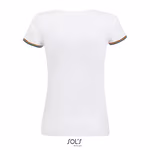 SOL´S T-Shirt Rainbow, Baumwolle, Kurzarm für Damen, Deep Black/Multicolore S, L03109 – Bild 4