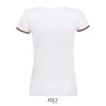 SOL´S T-Shirt Rainbow, Baumwolle, Kurzarm für Damen, Deep Black/Multicolore S, L03109 – Bild 4