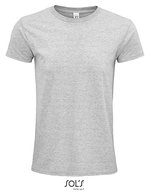 SOL´S Bio-Baumwoll T-Shirt mit Rundhals, White XS, L03564 – Gris Melange