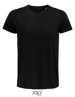 SOL´S T-Shirt "Men's Pioneer" Bio-Baumwolle für Herren, White XS, L03565 – Deep Black