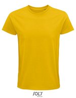 SOL´S T-Shirt "Men's Pioneer" Bio-Baumwolle für Herren, White XS, L03565 – Gold