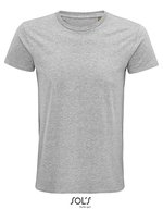 SOL´S T-Shirt "Men's Pioneer" Bio-Baumwolle für Herren, White XS, L03565 – Grey Melange