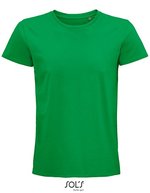 SOL´S T-Shirt "Men's Pioneer" Bio-Baumwolle für Herren, White XS, L03565 – Kelly Green