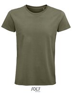 SOL´S T-Shirt "Men's Pioneer" Bio-Baumwolle für Herren, White XS, L03565 – Khaki