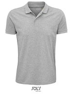 SOL´S Poloshirt "Men's Planet" Bio-Baumwolle für Herren, White S, L03566 – Grey Melange