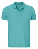 SOL´S Poloshirt "Men's Planet" Bio-Baumwolle für Herren, White S, L03566 – Pool Blue