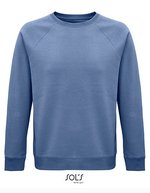 SOL´S Unisex Space Sweatshirt aus Bio-Baumwolle, Black XXS, L03567 – Blue